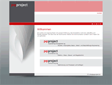 Tablet Screenshot of ppproject.ch